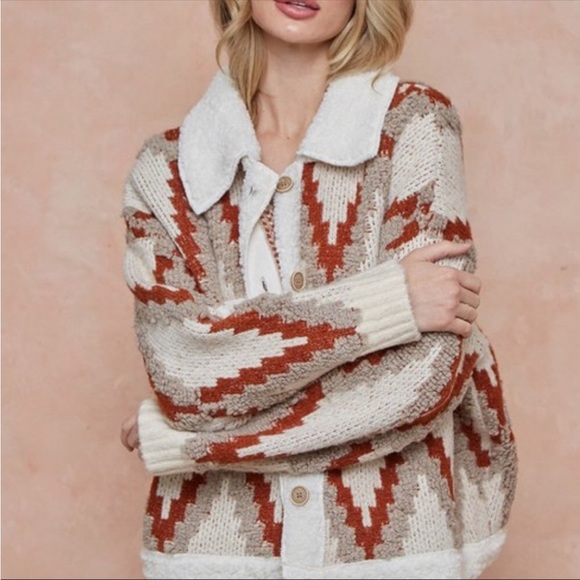 #79 🌸CLOSEOUT FIRM New Quilted Cardigan Sweater Coat/Women’s Western Boho - Picture 3 of 8